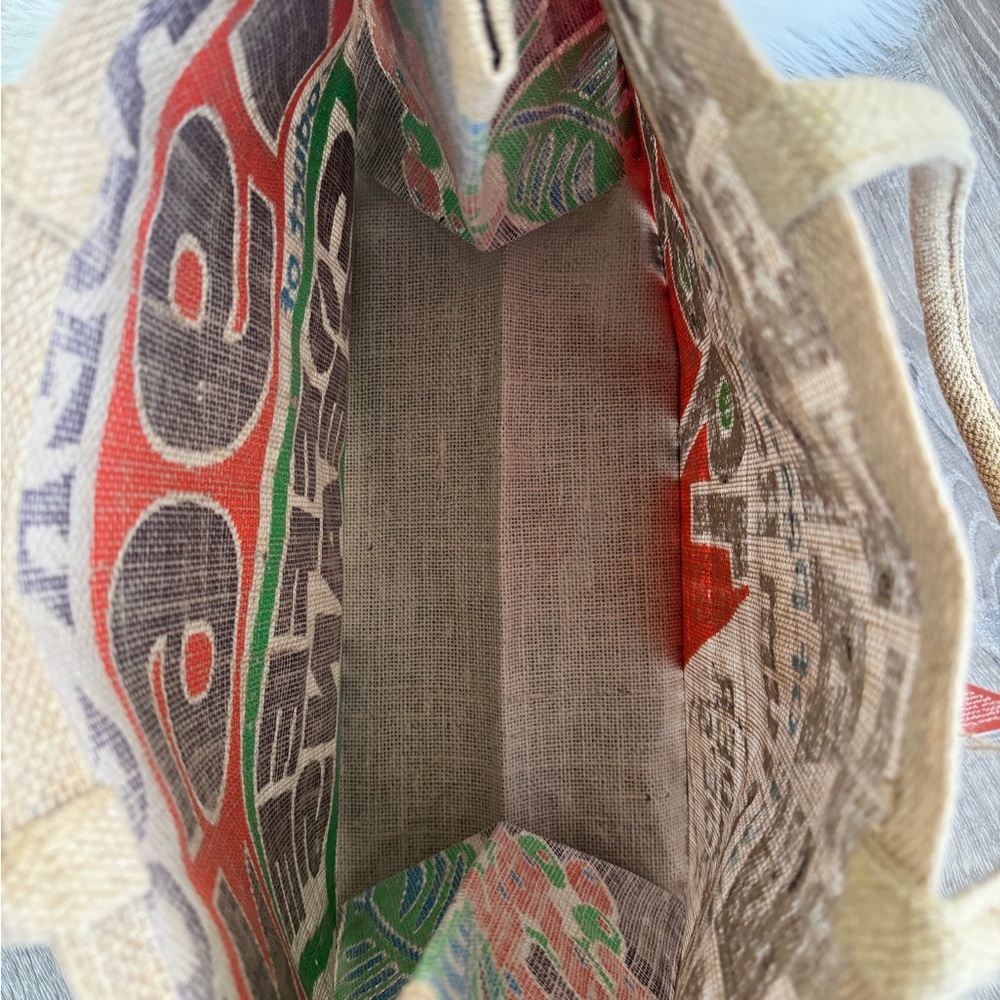 Trader Joe's Coffee Beans Jute Tote - Picture 7 of 7